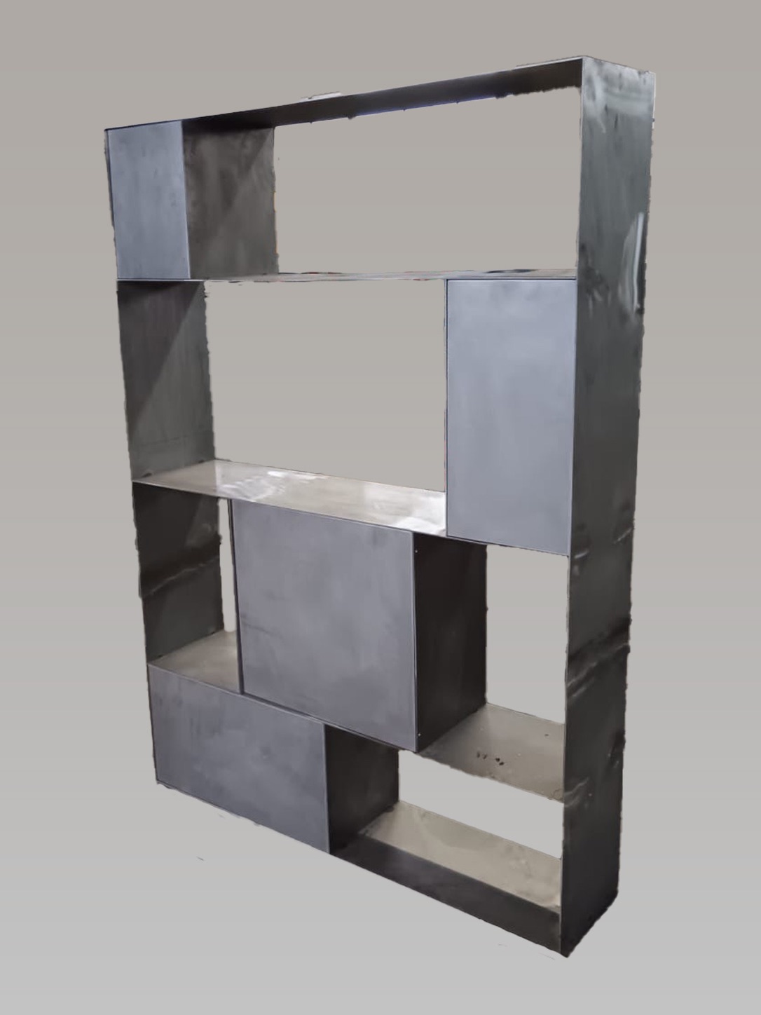 Libreria design in ferro - Carpenteria Bianchi Cerea